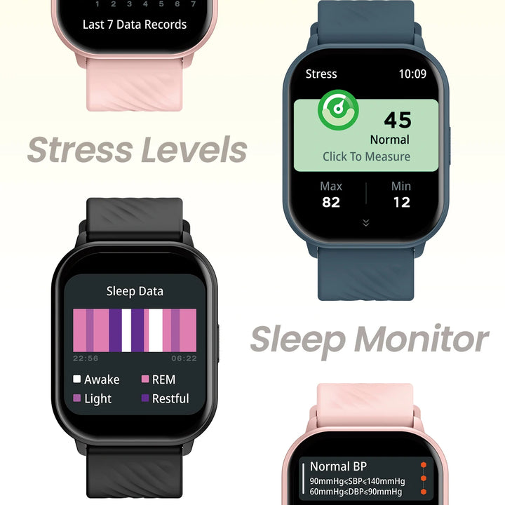 New Zeblaze GTS 3 Voice Calling Smart Watch Ultra-big 2.03'' HD Screen 24H Health Monitor 100+ Sport Modes 200+ Watch Faces